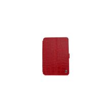чехол-книжка Time для Apple iPad mini, кожа, красная рептилия