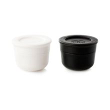 Monbento с крышкой Temple малые 2 шт черная, белая