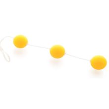 Sexus Анальная цепочка из 3 желтых шариков
