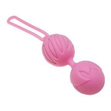 Adrien Lastic Нежно-розовые вагинальные шарики Geisha Lastic Ball S