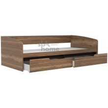 SbkHome Гарда Кровать с ящиками 200*90, дуб галифакс