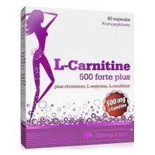 Л-карнитин Olimp L-Carnitine 500 forte plus 60 капсул
