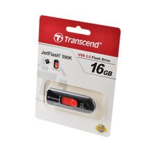 USB Flash Transcend TS16GJF590K USB 16GB JetFlash 590K черный BL1