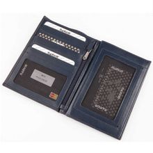 Кожаный бумажник Vasheron 9672 Polo Blue