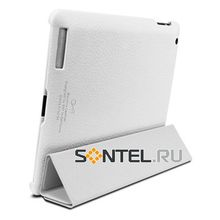 Кожаный чехол для iPad 2 Griff Series, белый