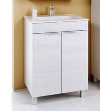 Aqwella Тумба с раковиной Бриг 60 сосна магия, с дверцами