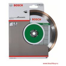 Bosch Алмазный диск Bosch Standard for Ceramic (по керамике) 180-25,4 мм (2608602536 , 2.608.602.536)