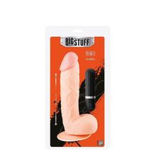 Dream Toys Телесный вибратор-реалистик BIGSTUFF 8INCH FLESH - 20 см.