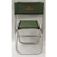 Woodland Стул Woodland Tourist ALU MINI,  33,5 х 29 х 39 (67,5) см, складной, со спинкой (алюминий) ASM-001