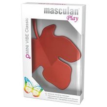 Индивидуальный массажер для женщин Masculan Play "MINI VIBE Classic" красный