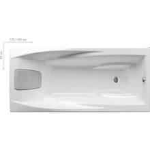 Ванна акриловая 175x85, прямоугольная You, Ravak