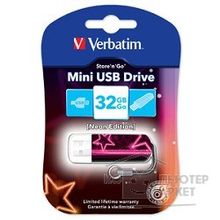 Verbatim USB Drive 32Gb Mini Neon Edition Pink 49390