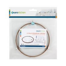 Кольцо вращения тарелки Eurokitchen для СВЧ-печи, диаметр кольца 190 мм, диаметр ролика 12 мм