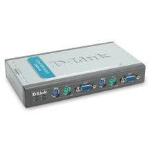 Переключатель kvm d-link dkvm-4k, 4- портовый, ps 2