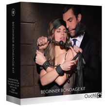 Shots Media BV Черный игровой набор Beginners Bondage Kit