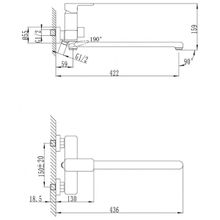 Смеситель Iddis Brick BRISBL2i10