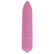 Розовая удлинённая вибропуля Power Bullet Pink - 8,3 см. Розовый