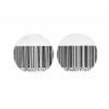 Этикетки противокражные радиочастотные, D 40, 1000 шт.,  круглые, белые