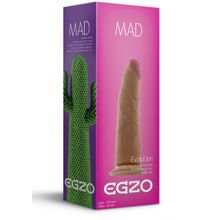 Телесный фаллоимитатор без мошонки Mad Cactus - 17,5 см. телесный