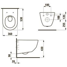 Унитаз подвесной LAFEN PRO 8209560000001