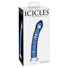 Стеклянный анальный стимулятор Icicles №29 - 19,7 см.