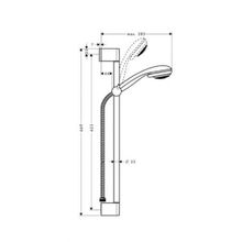 Душевой гарнитур Hansgrohe Crometta 85 Vario UnicaC (27763000) (65 см)