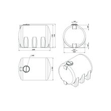 Емкость горизонтальная H 5000