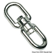 Osculati Swivel, double-eye AISI 316 10 mm, 01.018.10
