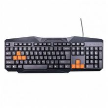 Клавиатура Ritmix RKB-152 USB Black Orange