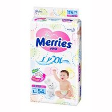 Подгузники Merries L (9-14 кг), 54 шт