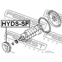 Шкив Коленвала 2700 Cc Febest арт. HYDSSF