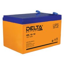Аккумулятор Delta HRL 12-12 (12V, 12Ah) для UPS