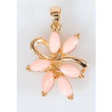 Кулон с кораллом "6 камней"