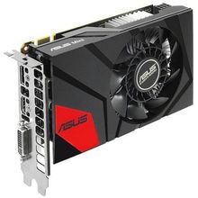 Видеокарта 2048МБ, ASUS GTX950-M-2GD5, GTX 950, DVI, HDMI, DP, GDDR5, 128-бит, Retail