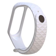 Xiaomi Ремешок для Xiaomi mi Band 3 рифленый white