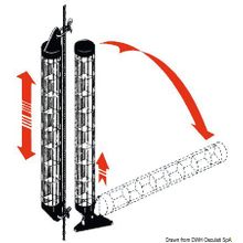 Osculati Supercompact radar reflector stay shroud fitting, 32.235.00