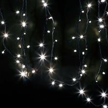 Neon-Night 315-116 Уличная светодиодная гирлянда Дюраплей LED 20 м, теплый белый, пост свечение, провод черный