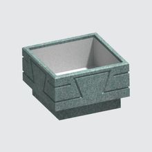 Цветочница Ц-4-к1 (зеленая окраска)