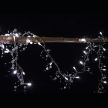 SHLights Гирлянда светодиодная с декором Жемчужинки, 30 LED, для помещений, 8 режимов мигания, белый (PRLD30-W)