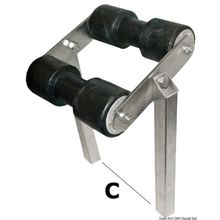 Osculati Central swinging roller pipe section 30 x 30 mm, 02.030.30