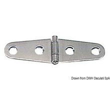 Osculati Hinge mirror polished SS 101x27 mm, 38.467.90