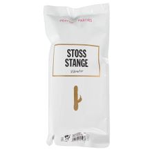 Ярко-розовый вибратор-кролик Stoss Stange - 23 см.