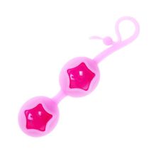Baile Розовые вагинальные шарики из силикона (розовый)