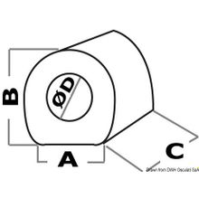 Osculati Towing lifting ring 38 x 35 mm, 39.200.01