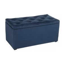 Мебельстория Пуф Тони-3Т синий велюр ID - 310833