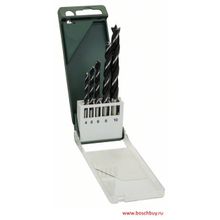 Bosch Набор 5 спиральных свёрл по древесине 4-10 мм DIY  (2609255214 , 2.609.255.214)