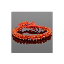 Бусики-Колечки Браслет Сердолик "Шарлотта" арт. бп3360
