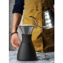 Кофеварка портативная черная Asobu Pour Over 1л