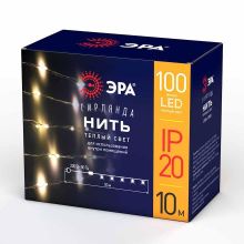 ЭРА Светодиодная гирлянда ЭРА нить 220V теплый свет ENIN -10NW Б0047964 ID - 236350