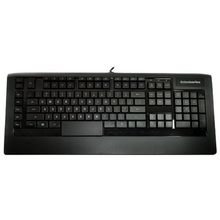 клавиатура SteelSeries Apex, игровая, подсветка клавиш, USB, black, черная, [64157]